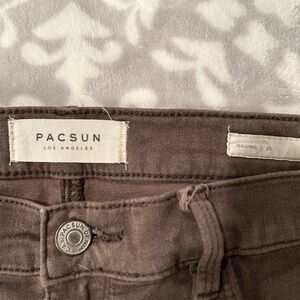 PacSun Chocolate Denim Pants